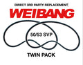 Weibang Drive Belt Virtue 50/53 SVP - TWIN PACK