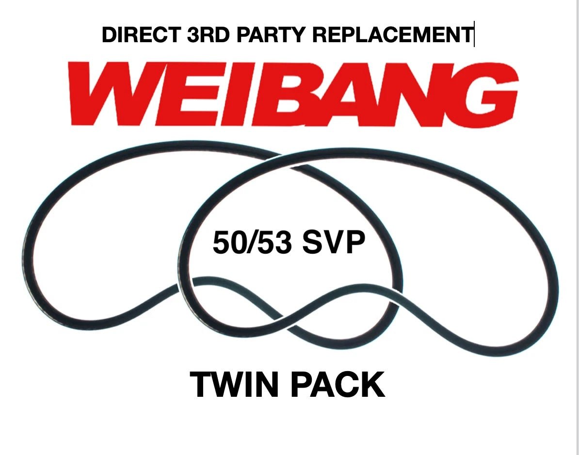 Weibang Drive Belt Virtue 50/53 SVP - TWIN PACK